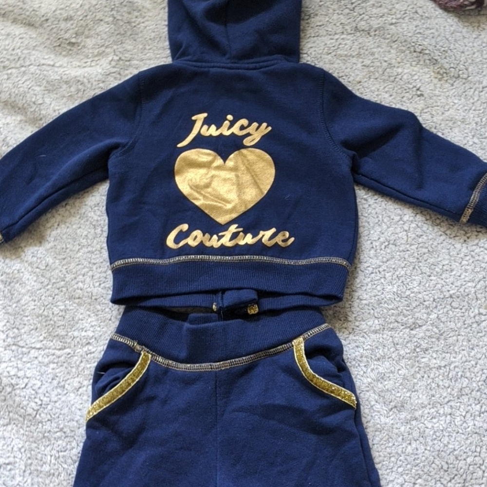 Juicy Couture sweat pants set.